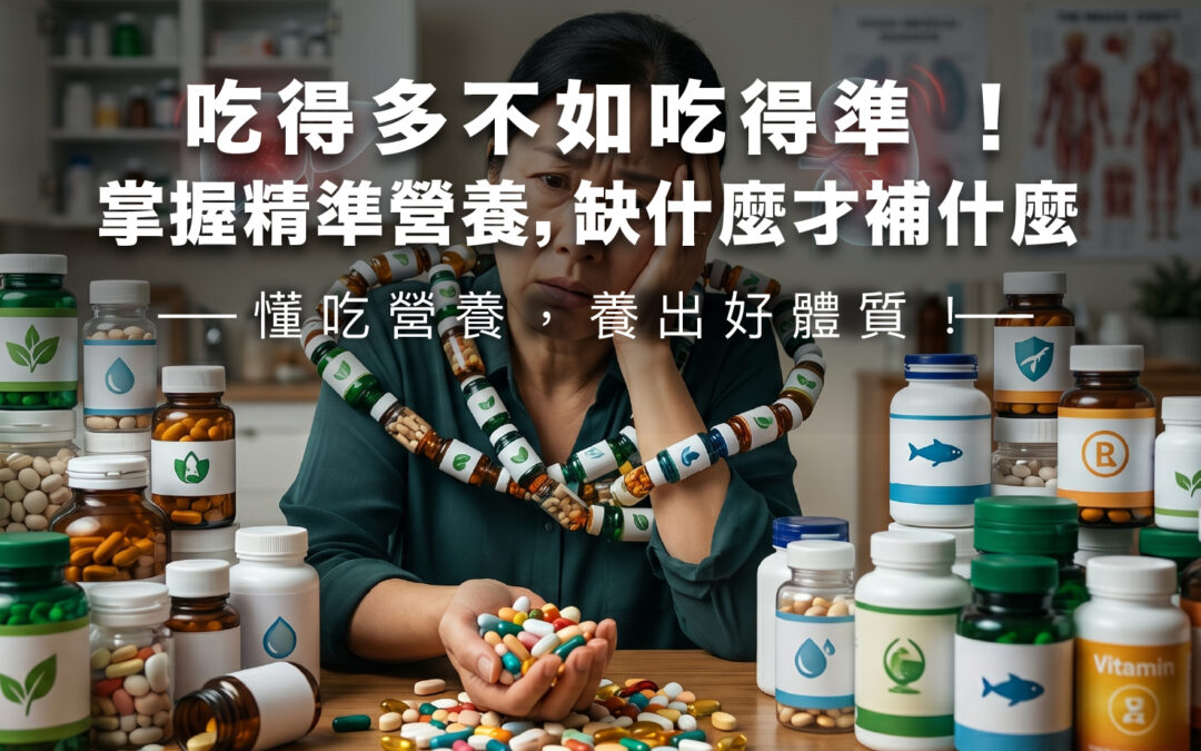 [ 2026/05] 吃得多不如吃得準 ！掌握精準營養，缺什麼才補什麼