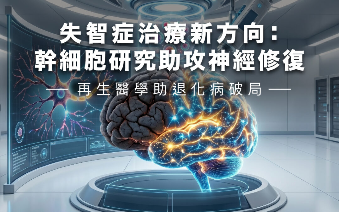 [ 2026/06] 失智症治療新方向：幹細胞研究助攻神經修復
